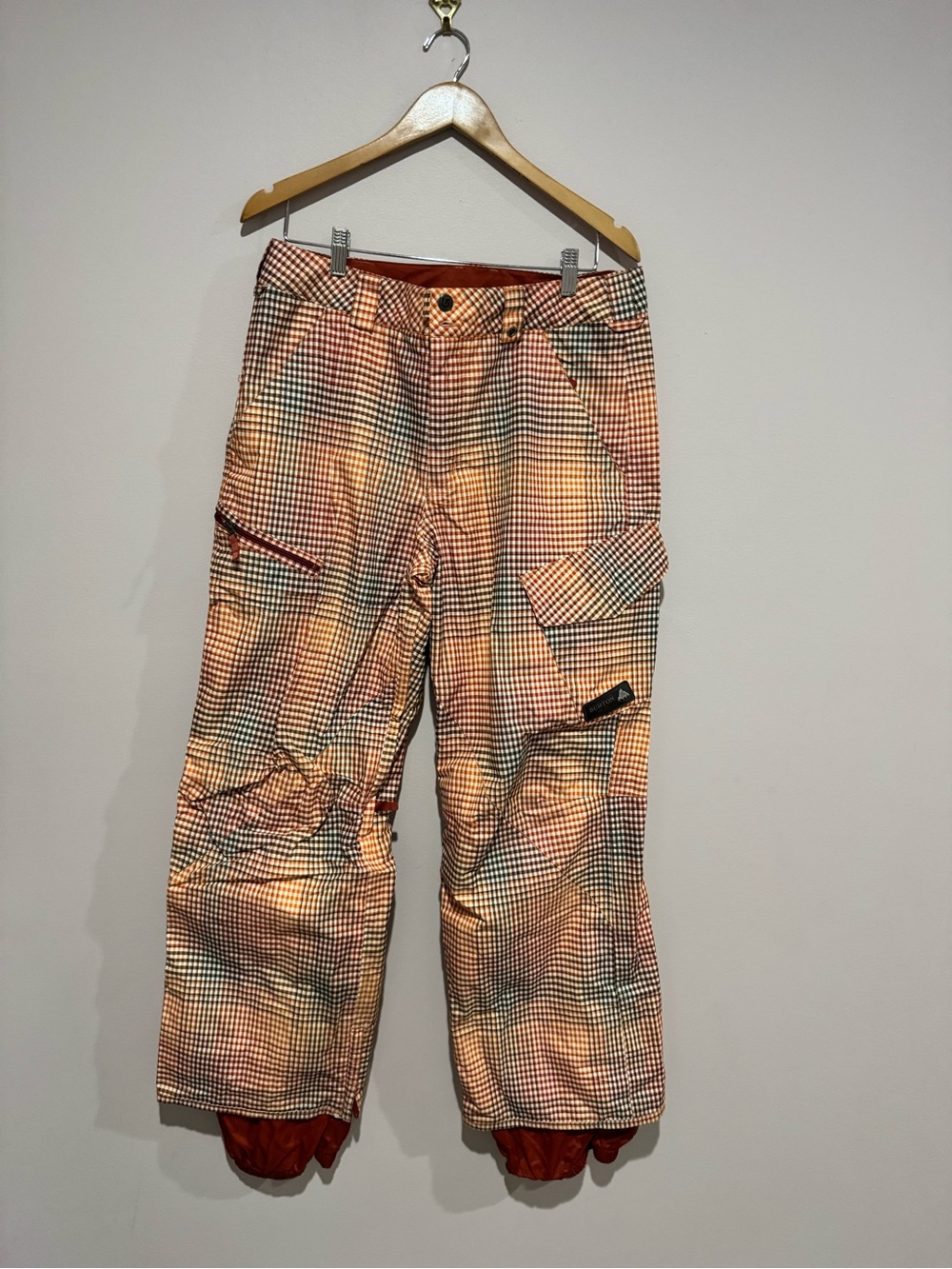 Burton DryRide Plaid Ski SnowBoard Pants Size Medium